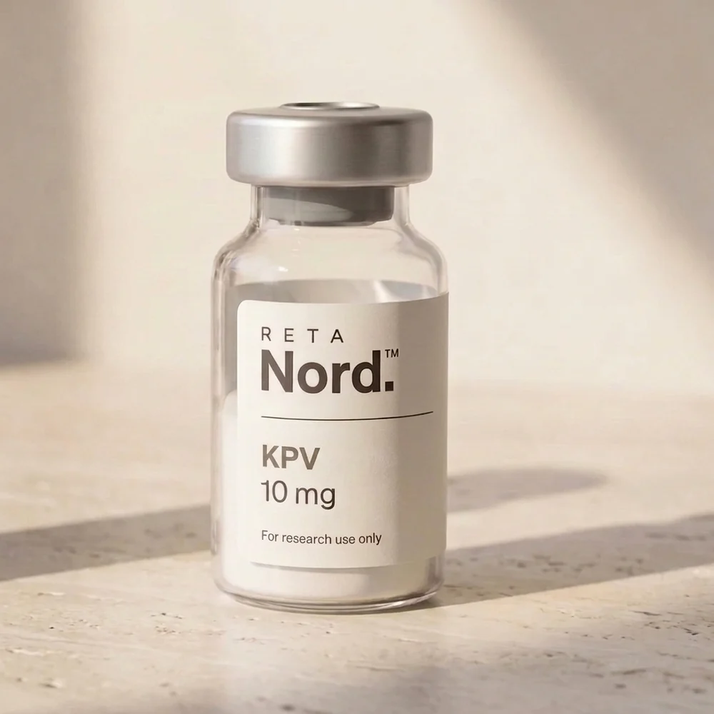 RetaNord KPV research peptide — 10-vial kit