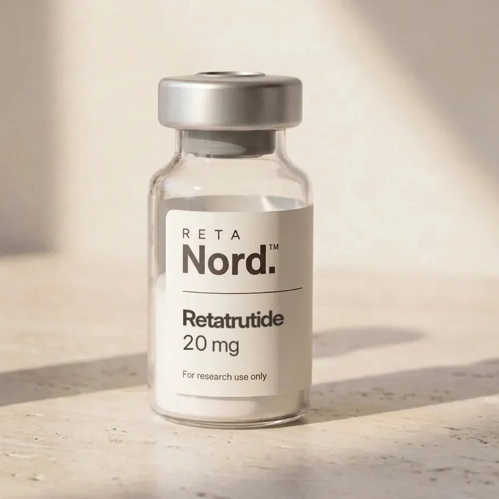 RetaNord Retatrutide 20 mg peptyd badawczy — zestaw 10 fiolek